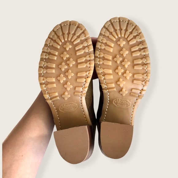 Frye Sabrina 6G Tan Suede/Leather Retro Lace Up Classic Combat Moto Ankle Boots - Picture 14 of 16